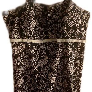 Black & Seafoam Strap Dress, Sz 18